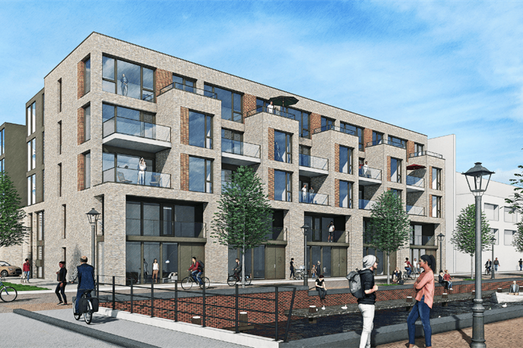 Wonen aan de vaart in Drachten mag wat kosten