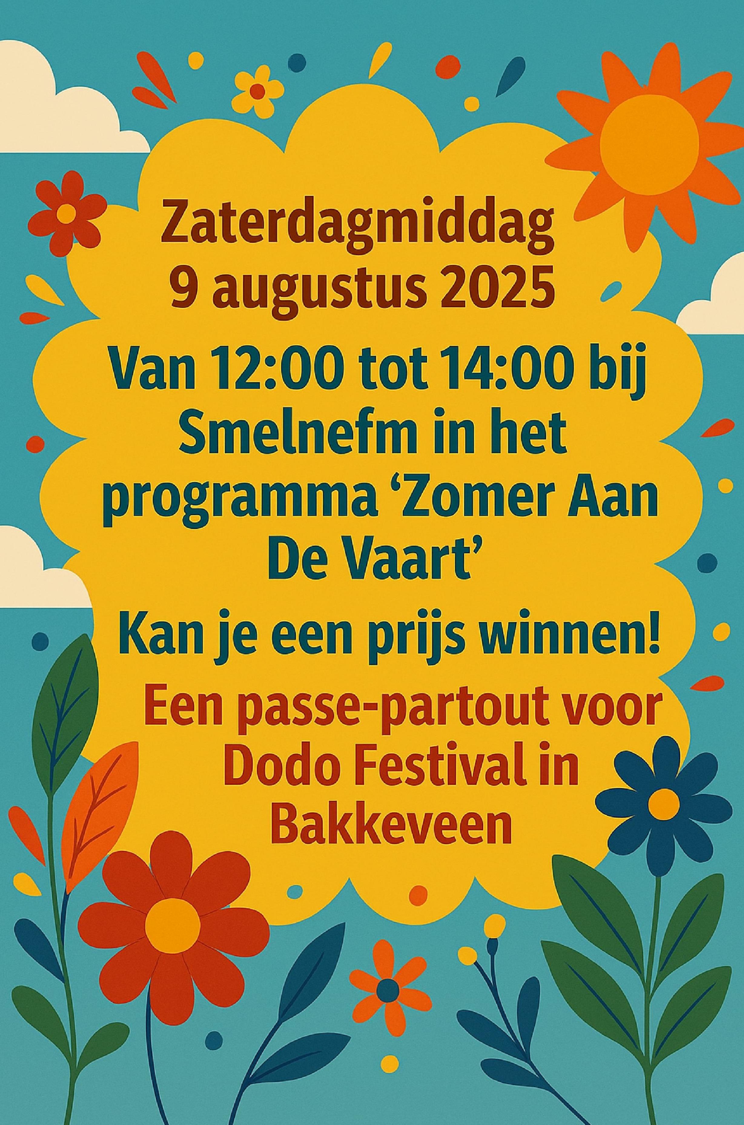Er vallen tickets voor het Dodo Festival winnen bij Smelne FM!